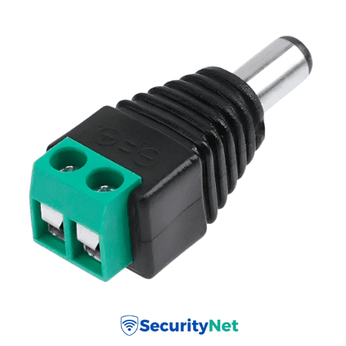 conector plug macho 2,1 cctv x 10 unid